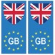 Royaume-Uni europe drapeau Autocollant