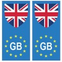 Royaume-Uni europe drapeau Autocollant
