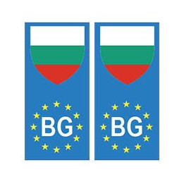 Bulgarie europe drapeau Autocollant