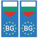 Bulgarie europe drapeau Autocollant