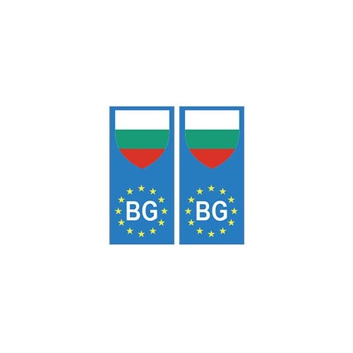 Bulgarie europe drapeau Autocollant