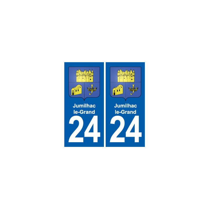 24 Coursac blason autocollant plaque stickers département