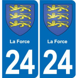 24 Coursac blason autocollant plaque stickers département