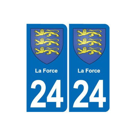24 Coursac blason autocollant plaque stickers département