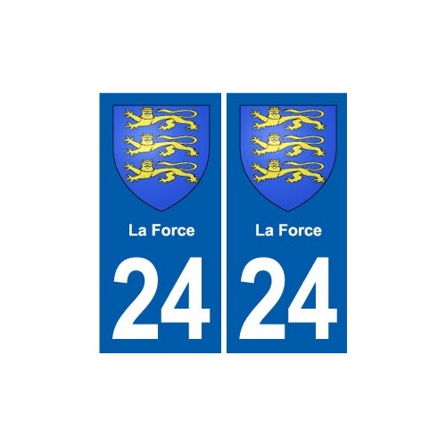 24 Coursac blason autocollant plaque stickers département