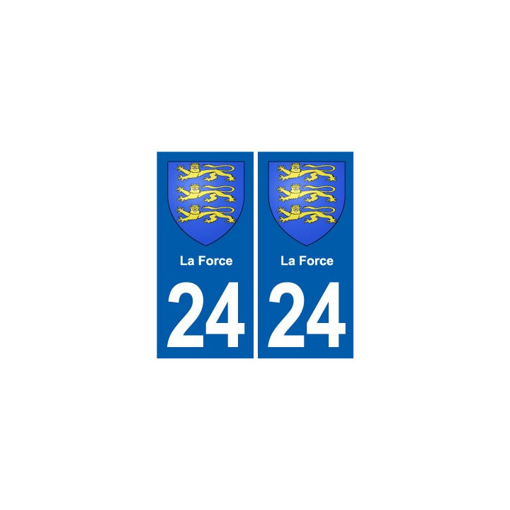 24 Coursac blason autocollant plaque stickers département