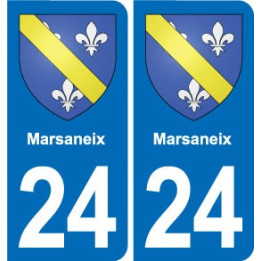 24 Coursac blason autocollant plaque stickers département