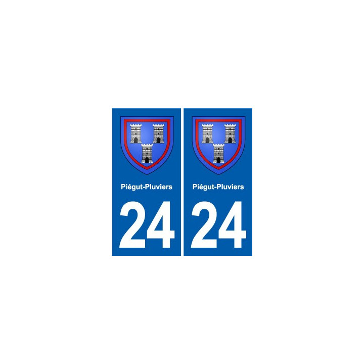 24 Coursac blason autocollant plaque stickers département