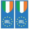 Irlande europe drapeau Autocollant