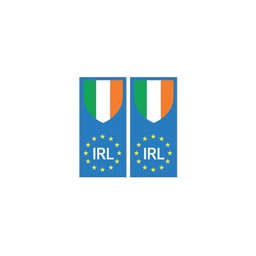 Irlande europe drapeau Autocollant