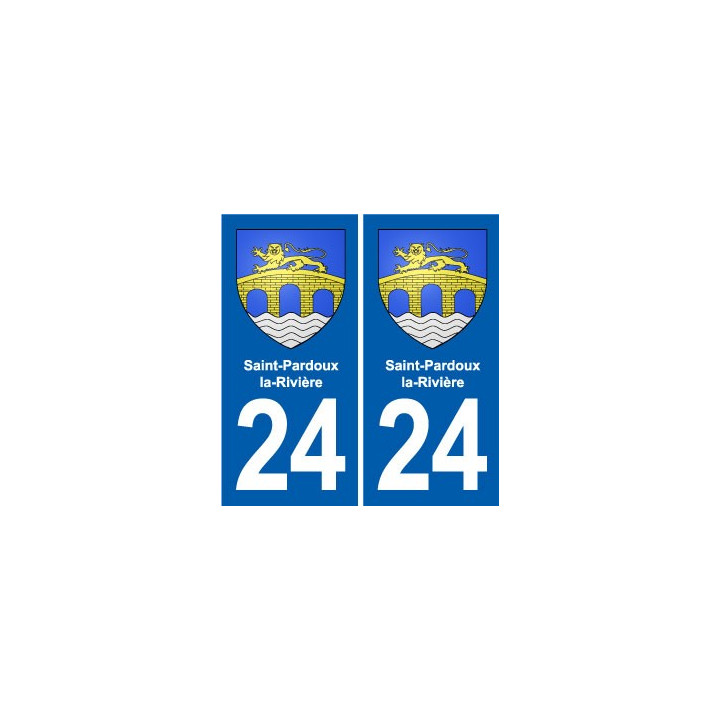 24 Coursac blason autocollant plaque stickers département