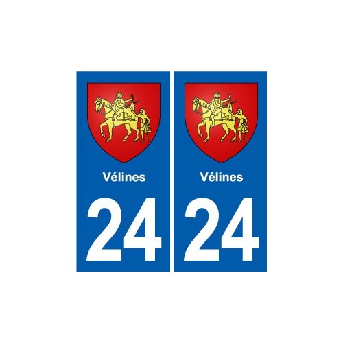 24 Coursac blason autocollant plaque stickers département