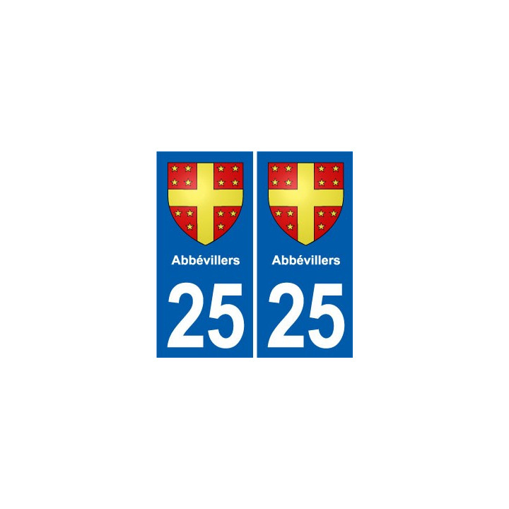 25 Bavans blason autocollant plaque stickers