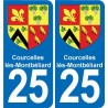 25 Bavans blason autocollant plaque stickers
