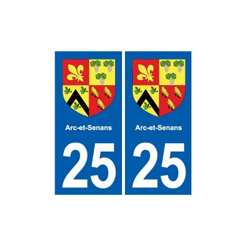 25 Bavans blason autocollant plaque stickers