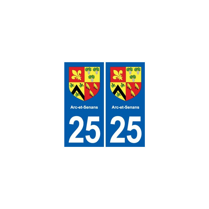 25 Bavans blason autocollant plaque stickers