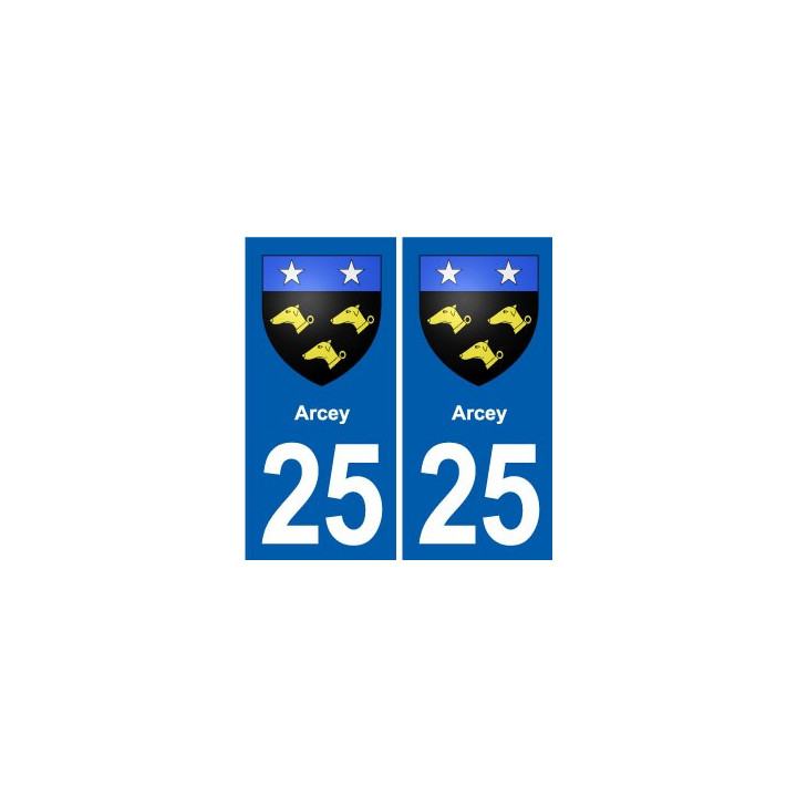 25 Bavans blason autocollant plaque stickers
