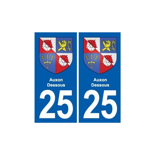 25 Bavans blason autocollant plaque stickers