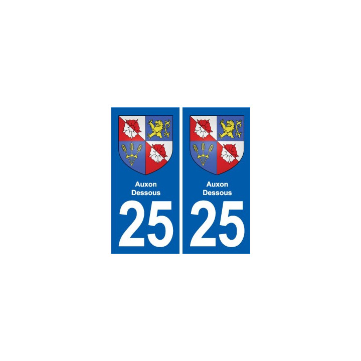 25 Bavans blason autocollant plaque stickers