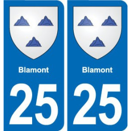 25 Bavans blason autocollant plaque stickers