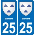 25 Bavans blason autocollant plaque stickers