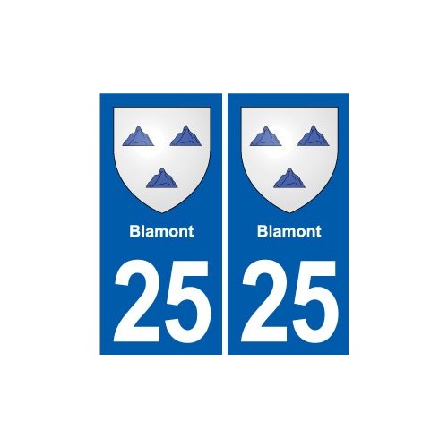 25 Bavans blason autocollant plaque stickers