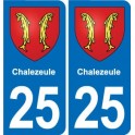 25 Bavans blason autocollant plaque stickers