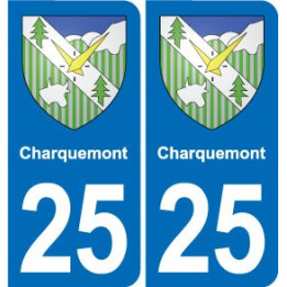 25 Bavans blason autocollant plaque stickers