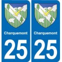 25 Bavans blason autocollant plaque stickers