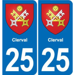 25 Bavans blason autocollant plaque stickers