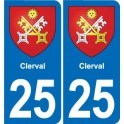 25 Bavans blason autocollant plaque stickers