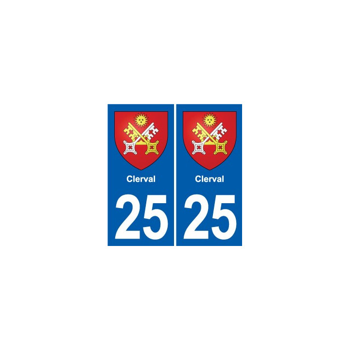 25 Bavans blason autocollant plaque stickers