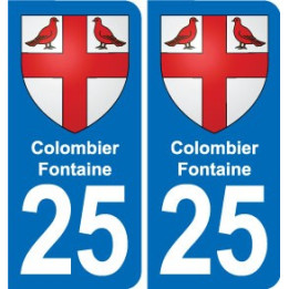 25 Bavans blason autocollant plaque stickers
