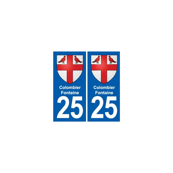 25 Bavans blason autocollant plaque stickers