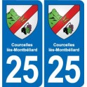 25 Bavans blason autocollant plaque stickers