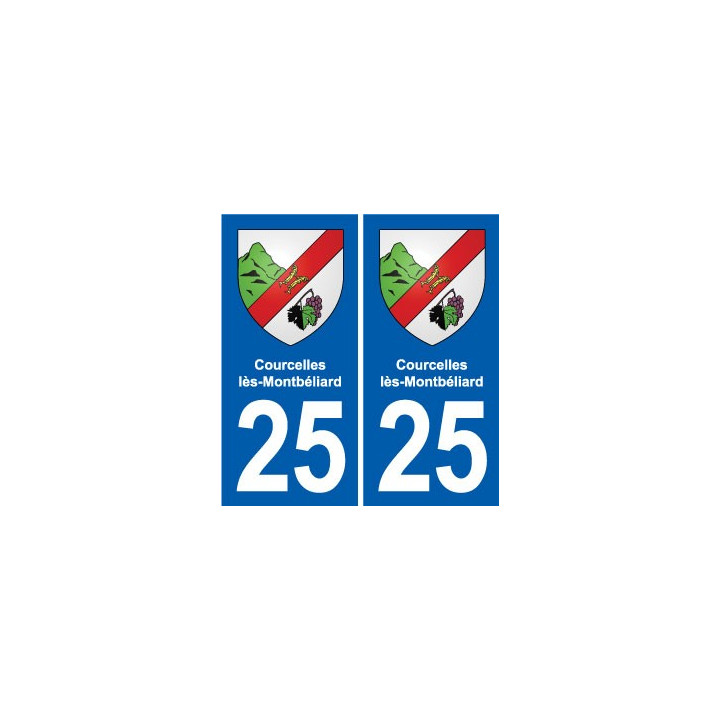 25 Bavans blason autocollant plaque stickers