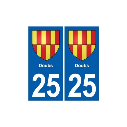 25 Bavans blason autocollant plaque stickers