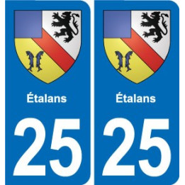 25 Bavans blason autocollant plaque stickers