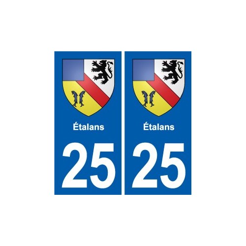 25 Bavans blason autocollant plaque stickers