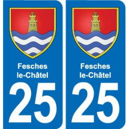 25 Bavans blason autocollant plaque stickers