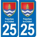 25 Bavans blason autocollant plaque stickers