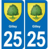25 Bavans blason autocollant plaque stickers