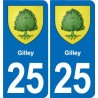 25 Bavans blason autocollant plaque stickers