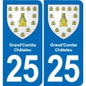 25 Bavans blason autocollant plaque stickers
