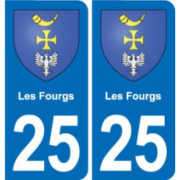 25 Bavans blason autocollant plaque stickers