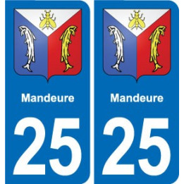 25 Bavans blason autocollant plaque stickers