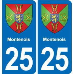 25 Bavans blason autocollant plaque stickers