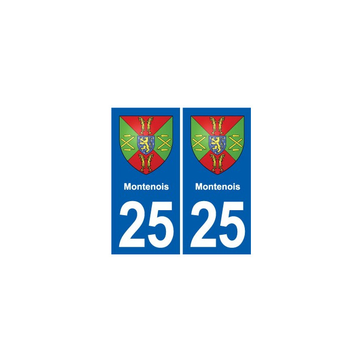 25 Bavans blason autocollant plaque stickers