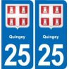 25 Bavans blason autocollant plaque stickers