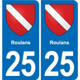 25 Bavans blason autocollant plaque stickers